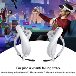 Dr. Phone-DrPhone SilicoGrip - Siliconen Handvat Band Voor Pico 4 Vr Touch Controller – Met Polsbandje – Anti-Zweet – Verstelbaar - Wit€ 0,00€ 0,00DrPhoneHoesjes / Covers