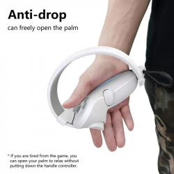 Dr. Phone-DrPhone SilicoGrip - Siliconen Handvat Band Voor Pico 4 Vr Touch Controller – Met Polsbandje – Anti-Zweet – Verstelbaar - Wit€ 0,00€ 0,00DrPhoneHoesjes / Covers