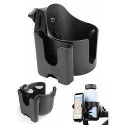 Dr. Phone-DrPhone CPH 2 in 1 Bekerhouder met Telefoonhouder - Geschikt voor o.a kinderwagen/ fiets etc - Zwart€ 27,95€ 23,10DrPhoneSmartphone / Tablet / Laptop Houders8720118970522