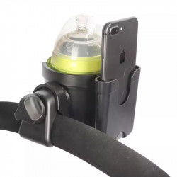 Dr. Phone-DrPhone CPH 2 in 1 Bekerhouder met Telefoonhouder - Geschikt voor o.a kinderwagen/ fiets etc - Zwart€ 27,95€ 23,10DrPhoneSmartphone / Tablet / Laptop Houders8720118970522