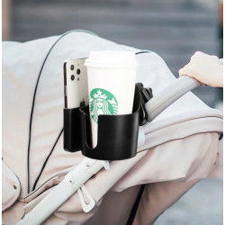 Dr. Phone-DrPhone CPH 2 in 1 Bekerhouder met Telefoonhouder - Geschikt voor o.a kinderwagen/ fiets etc - Zwart€ 27,95€ 23,10DrPhoneSmartphone / Tablet / Laptop Houders8720118970522