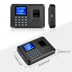 Dr. Phone-DrPhone TimeGuard – Vingerafdruk Inkloksysteem – Vingerafdruk Tijd Recorder – 1000 Vingerafdruk Slots - Zwart€ 59,95€ 49,55Inkloksysteem