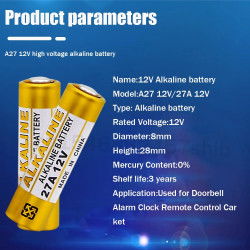 Dr. Phone-DrPhone PowerFlow - 5x A27 Alkaline Batterij 12V - Long Life€ 10,95€ 9,05DrPhoneBatterij