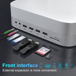 Dr. Phone-DrPhone MH483 USB C Docking Station met Harde Schijf Behuizing 2.5inch HDD of SDD SATA - Geschikt Voor Mac Mini - Zilver€ 99,95€ 82,60Hub / Adapter8720118630846