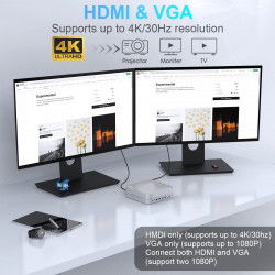 Dr. Phone-DrPhone MH483 USB C Docking Station met Harde Schijf Behuizing 2.5inch HDD of SDD SATA - Geschikt Voor Mac Mini - Zilver€ 99,95€ 82,60Hub / Adapter8720118630846