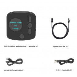 Dr. Phone-DrPhone SkyLink OLED - SPDIF/Audio Wireless Audio Receiver / Transmitter met APTX HD / LL / SBC / AAC Low Latency€ 59,95€ 49,55DrPhone(Bluetooth) Transmitters