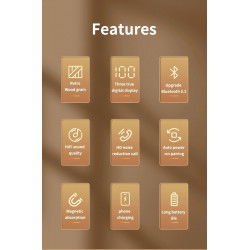 Dr. Phone-DrPhone WirelessTune - Draadloos Bluetooth Oordoppen - HD Audio - HD Voice - 20 Meter Connectie - Hout - Hoge Capaciteit - Bruin€ 29,95€ 24,75In-ear Oordoppen