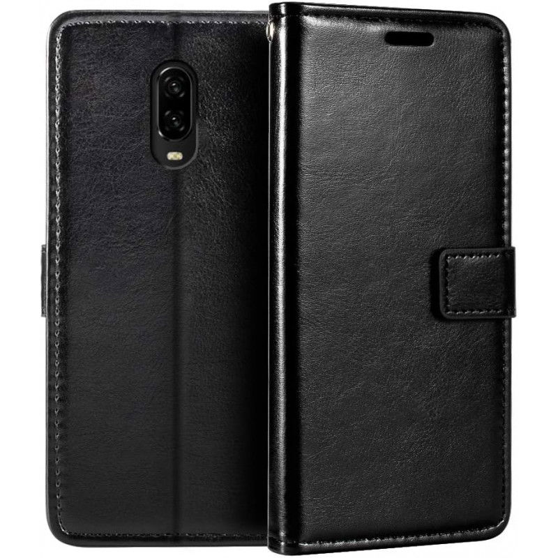 Dr. Phone-DrPhone Flipcover - Bookcase - Luxe PU Lederen Portemonnee Case - Geschikt voor One Plus 6T - Wallet Case met Kickstand - Zwart€ 9,95€ 8,22Hoesjes / Covers