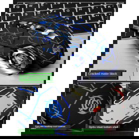 Dr. Phone-Elementkey M4 – USB Bedraad Gaming Muis - LED - 6 knoppen - 3200 DPI - USB Optische Ergonomische Muis – Grijs€ 22,95€ 18,97ElementkeyMuis8720118059975