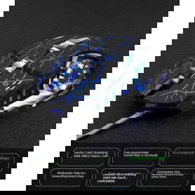 Dr. Phone-Elementkey M4 – USB Bedraad Gaming Muis - LED - 6 knoppen - 3200 DPI - USB Optische Ergonomische Muis – Grijs€ 22,95€ 18,97ElementkeyMuis8720118059975