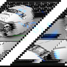 Dr. Phone-Elementkey M4 – USB Bedraad Gaming Muis - LED - 6 knoppen - 3200 DPI - USB Optische Ergonomische Muis – Grijs€ 22,95€ 18,97ElementkeyMuis8720118059975