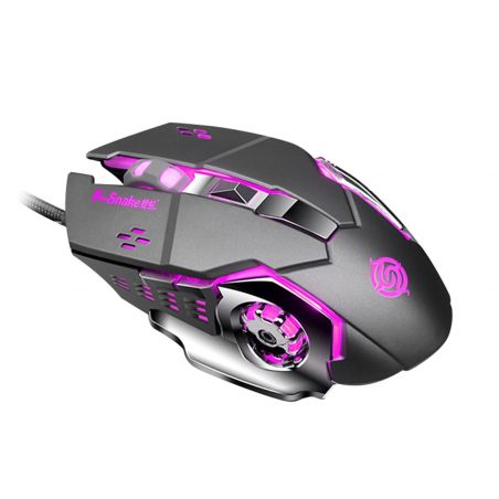 Dr. Phone-Elementkey M4 – USB Bedraad Gaming Muis - LED - 6 knoppen - 3200 DPI - USB Optische Ergonomische Muis – Grijs€ 22,95€ 18,97ElementkeyMuis8720118059975