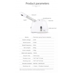Dr. Phone-DrPhone GlowFace – Gezichtsstomer - Gezichtssauna - Facial Steamer - Gezichtsreiniger - Electric Spa Face Steamer€ 44,95€ 37,15Home