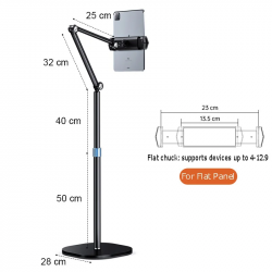Dr. Phone-DrPhone FloorPad EliteStand – Vloer Tabletstandaard – Tablet Houder - Breedte van 13,5 cm tot 23 cm€ 49,95€ 41,28Home