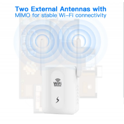 Dr. Phone-DrPhone BoostWave - WiFi Versterker – Bereik Tot 300 Meter – Wifi Punt – Wifi Extender – 300 Mbps – 2.4Ghz Expander - Wit€ 29,95€ 24,75WiFi