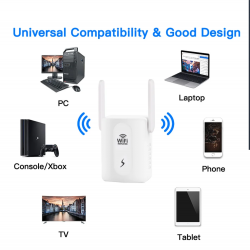 Dr. Phone-DrPhone BoostWave - WiFi Versterker – Bereik Tot 300 Meter – Wifi Punt – Wifi Extender – 300 Mbps – 2.4Ghz Expander - Wit€ 29,95€ 24,75WiFi
