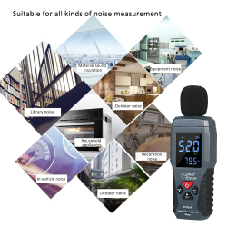 Dr. Phone-DrPhone EchoMetric SoundMonitor - Decibel Meter - 30-130 Db – LCD Scherm – Temperatuurmeting – Geluidsmeter - Smart Sensor€ 38,95€ 32,19Home
