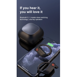 Dr. Phone-DrPhone TwinSound - Draadloze Sport Oordoppen – Ergonomische Sport Oorhaken - CVC 8.0 noise cancelling – Bluetooth 5.1 Oordoppen€ 47,95€ 39,63In-ear Oordoppen
