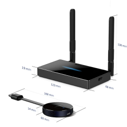 Dr. Phone-DrPhone ScreenStream - Draadloze Scherm Dongle Ontvanger + Zender - Afstand Tot 30 Meter - Display Adapter Dongle€ 189,95€ 156,98Dongle TV Ontvanger 