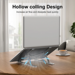 Dr. Phone-DrPhone AD028 – Universele Aluminium Laptop Standaard – Stijlvol Design – Laptopstand – Laptophouder - Zilver€ 24,95€ 20,62Smartphone / Tablet / Laptop Houders