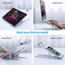Dr. Phone-DrPhone AD028 – Universele Aluminium Laptop Standaard – Stijlvol Design – Laptopstand – Laptophouder - Zilver€ 24,95€ 20,62Smartphone / Tablet / Laptop Houders