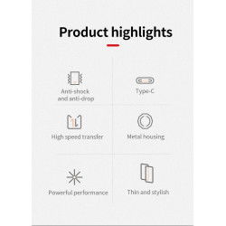 Dr. Phone-LUXWALLET FS5 Externe SSD 512GB - Externe Draagbare Harde Schijf – HDD – Ultrasnelle Gegevensoverdracht - Zilver€ 74,95€ 61,94LUXWALLETExterne Harde Schijf 8720118709955