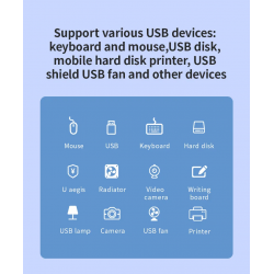 Dr. Phone-DrPhone CHB027 - 10 In 1 USB Q.C 3.0 Hub – 6 USB QC3.0 Poorten & 2 USB PD Poorten – Type-C Data Transfer & Type-C Oplaadpoort€ 59,95€ 49,55Hub