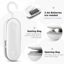 Dr. Phone-DrPhone FreshSeal Pro - Mini Seal Machine - AA Batterij - Gemakkelijk verzegelen - Geschikt voor Keuken (Chips , Voedsel)€ 11,95€ 9,88Gadget