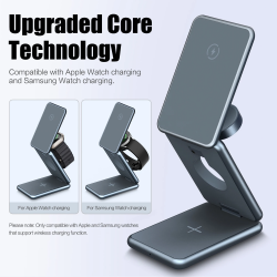 Dr. Phone-DrPhone ChargePro - Magnetische 3 In 1 Opvouwbare Draadloze Oplader Standaard – Overhittings Protectie€ 64,95€ 53,68Dockingstation