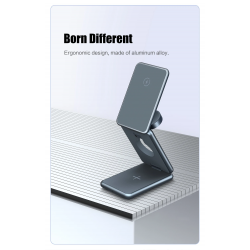 Dr. Phone-DrPhone ChargePro - Magnetische 3 In 1 Opvouwbare Draadloze Oplader Standaard – Overhittings Protectie€ 64,95€ 53,68Dockingstation
