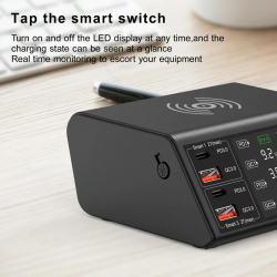 Dr. Phone-DrPhone PowerHub 100W – 8 Poort Usb Oplaadstation - 4x PD27W en 4x QC18W – Draadloze Oplaad Pad – Overhitting Bescherming€ 99,95€ 82,60Telefoniecradle & Dockingstation