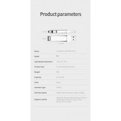 Dr. Phone-LUXWALLET PD7 – Metalen USB Stick 128GB USB 3.1 Gen1 - Geheugen - Opslag - USB 3.0– 360 Graden Roteerbaar – 5 Gbps€ 22,95€ 18,97LUXWALLETUSB Stick8720118632451
