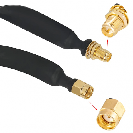 Dr. Phone-DrPhone SRC4 - Window Pass Through kabel - Platte RP SMA Male naar RP SMA Female Coaxiale Kabel – 50Cm – Raam€ 14,95€ 12,36DrPhoneKabels8720118761168