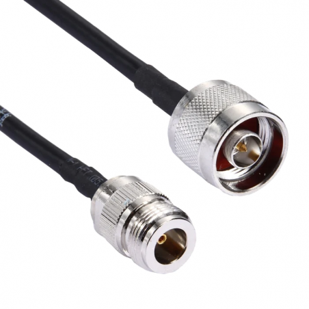 Dr. Phone-DrPhone LMR400-NM-NF - LMR 400 Helium Hotspot Antennekabel - N Type (Mannelijk) naar N Type (Vrouwelijk) – 10 Meter - Zwart€ 49,95€ 41,28Kabels