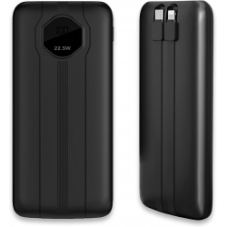 Dr. Phone-DrPhone PowerChargeX - 10000mAh Powerbank - 22.5W - Ingebouwde Lightning & Type-C Kabel - LED-Indicator - Zwart€ 34,95€ 28,88Powerbanks / Accu's