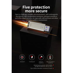 Dr. Phone-LUXWALLET FlashBlaze – USB 3.2 Flashdrive – 256GB – OTG – USB-Stick - Stootbestendig Design – Leessnelheid tot 110 Mbps€ 29,95€ 24,75Flashdrives