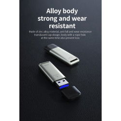 Dr. Phone-LUXWALLET FlashBlaze – USB 3.2 Flashdrive – 256GB – OTG – USB-Stick - Stootbestendig Design – Leessnelheid tot 110 Mbps€ 29,95€ 24,75Flashdrives