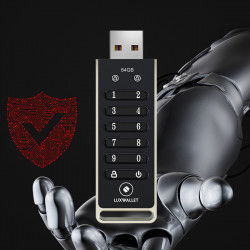 Dr. Phone-LUXWALLET SecureGuard – USB 3.0 Flashdrive Met Wachtwoord – 64GB USB Stick - Beveiligd – Geschikt voor o.a. Crypto / Bitcoin ww€ 69,95€ 57,81Flashdrives