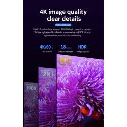Dr. Phone-DrPhone EliteLink - 10 Meter - HDMI 2.0 Kabel - 5 Jaar garantie - 4K Resolutie - Voor o.a. Projector / PS4 / PS5 / Xbox / PC€ 37,95€ 31,36DrPhoneHDMI Kabels