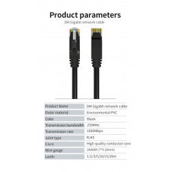 Dr. Phone-DrPhone SwiftStream - 20 Meter - Gigabit Ethernet Kabel - UTP / Netwerk kabel - RJ45 - 24 AGW - Cat6 - 5 Jaar Garantie - Zwart€ 20,95€ 17,31DrPhoneEthernet adapter / RJ45 Ethernet Kabels