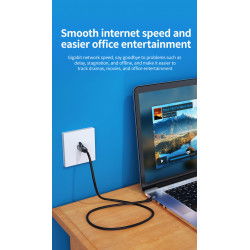 Dr. Phone-DrPhone SwiftStream - 20 Meter - Gigabit Ethernet Kabel - UTP / Netwerk kabel - RJ45 - 24 AGW - Cat6 - 5 Jaar Garantie - Zwart€ 20,95€ 17,31DrPhoneEthernet adapter / RJ45 Ethernet Kabels