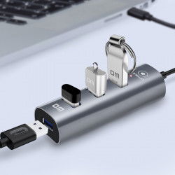 Dr. Phone-LUXWALLET UltraSync - HUB - USB 3.0 - Type C - 4 aansluitingen - 120cm - Zwart€ 17,95€ 14,83Hub