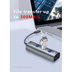 Dr. Phone-LUXWALLET UltraSync - HUB - USB 3.0 - Type C - 4 aansluitingen - 120cm - Zwart€ 17,95€ 14,83Hub