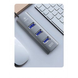 Dr. Phone-LUXWALLET UltraSync - HUB - USB 3.0 - Type C - 4 aansluitingen - 120cm - Zwart€ 17,95€ 14,83Hub
