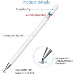 Dr. Phone-DrPhone SX10 - Universele Stylus Pen Precision Disc Capacitief Met Magnetische Dop - Geschikt voor Tablet en Smartphone - Wit€ 12,95€ 10,70Home