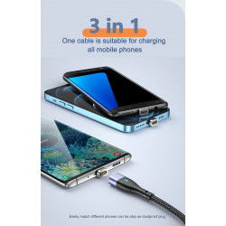 Dr. Phone-DrPhone ECHO2 - USB-C naar USB-C Magnetische Nylon Gevlochten Kabel - 60W 20V 3A – 480 Mbps – QC4.0/3.0 – 1 meter – Zwart€ 13,95€ 11,53DrPhoneTelefoniekabel8720118263815