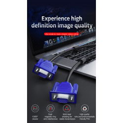 Dr. Phone-LUXWALLET UltraVision - VGA Kabel - 1.5 Meter - VGA naar VGA - Zwart/Blauw€ 11,95€ 9,88Kabels