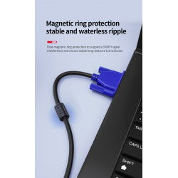 Dr. Phone-LUXWALLET UltraVision - VGA Kabel - 1.5 Meter - VGA naar VGA - Zwart/Blauw€ 11,95€ 9,88Kabels