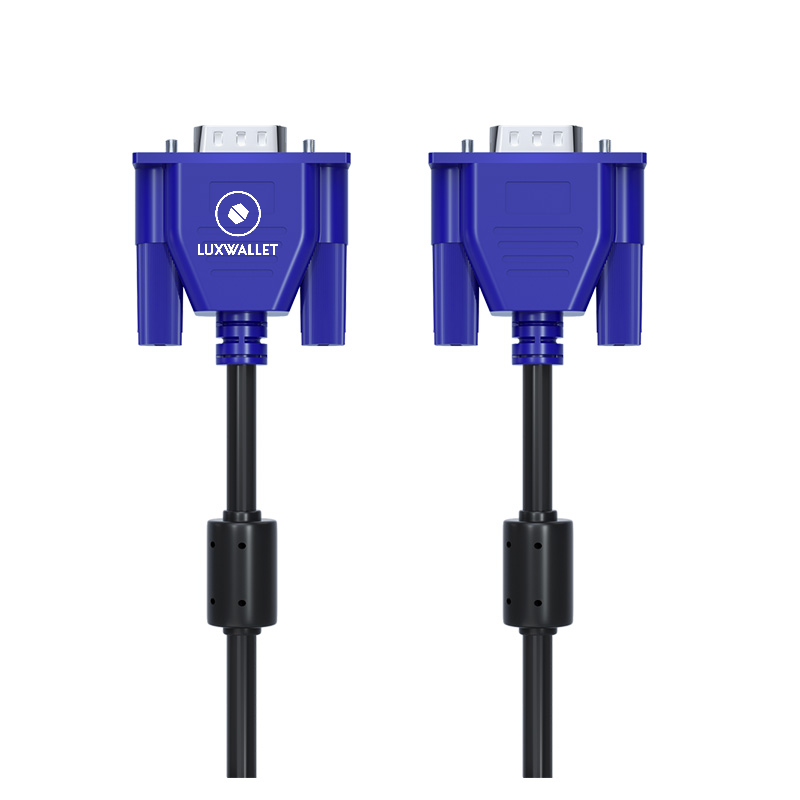 Dr. Phone-LUXWALLET UltraVision - VGA Kabel - 1.5 Meter - VGA naar VGA - Zwart/Blauw€ 11,95€ 9,88Kabels