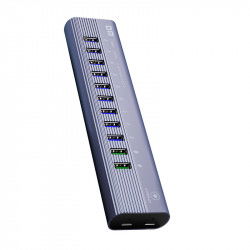 Dr. Phone-LUXWALLET SpeedLink Nexus - 2x USB-C Poorten + 9 USB 3.0 Poorten - Dataoverdracht + Laden - Kantoor Hub - Type C - Zilver€ 49,95€ 41,28Hub
